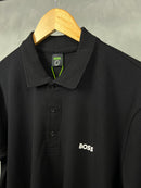 Camisa Gola Polo Hugo Boss -  Preta