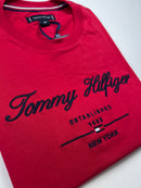 Camiseta Tommy Hilfiger - Vermelha - Seda Pima