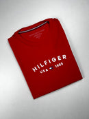 Camiseta Tommy Hilfiger - Vermelha - Seda Pima