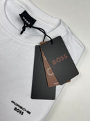 Camiseta Porsche x Boss - Branca - Seda Pima