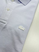Camisa Gola Polo Lacoste Monocromática - Branca