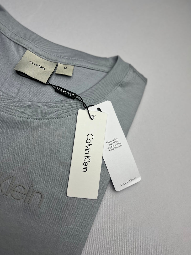 Camiseta Calvin Klein - Cinza - Seda Pima