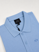 Camisa Gola Polo Armani Exchange   - Azul Bebê