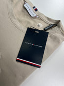 Camiseta Tommy Hilfiger - Bege - Algodão Egípcio