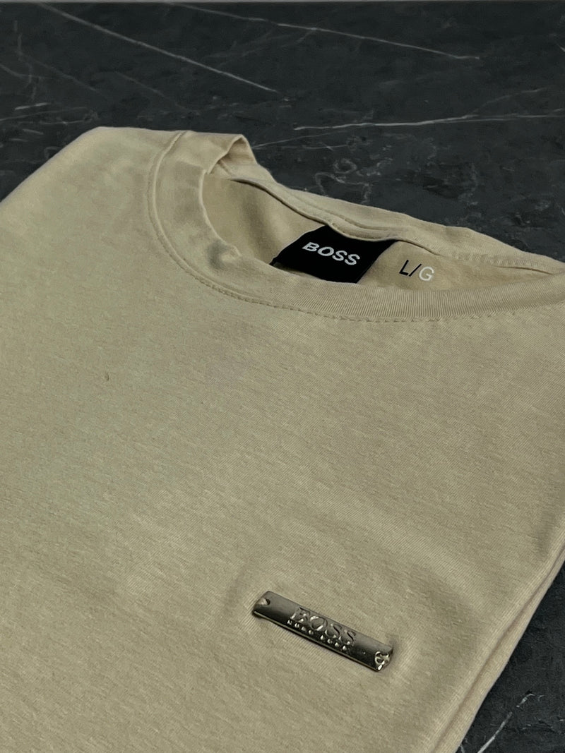 Camiseta Hugo Boss - Caqui - T-shirt Peruana
