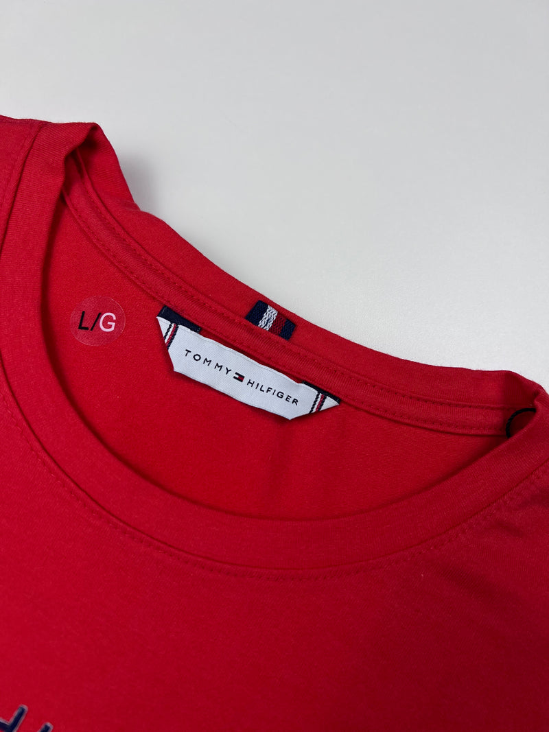 Camiseta Tommy Hilfiger - Vermelha - Algodão Egípicio