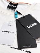 Camiseta Porsche x Boss - Branca - Pima Chinese