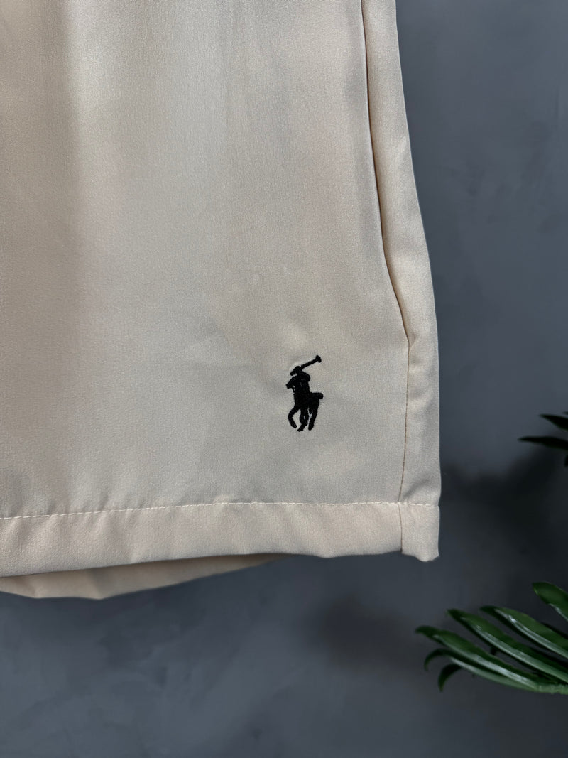 Short Tactel Premium Polo Ralph Lauren - Bege