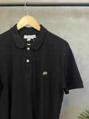 Camisa Gola Polo Lacoste - Preta