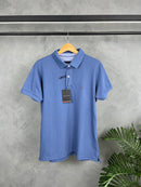Camisa Gola Polo Tommy Hilfiger - Azul Petróleo
