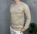 Suéter Polo Ralph Lauren Importado Gola Média  - Bege