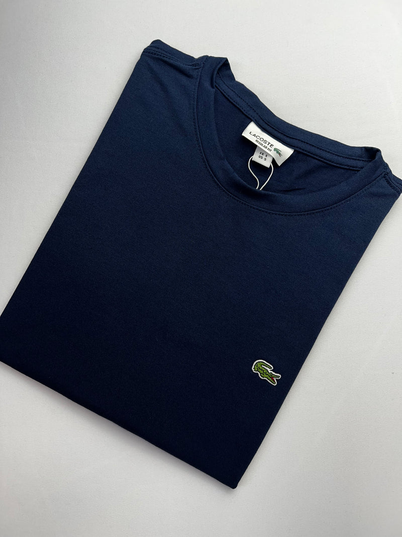 Camiseta Lacoste - Azul Marinho - Algodão Egípcio