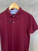 Camisa Gola Polo Tommy Hilfiger - Bordo