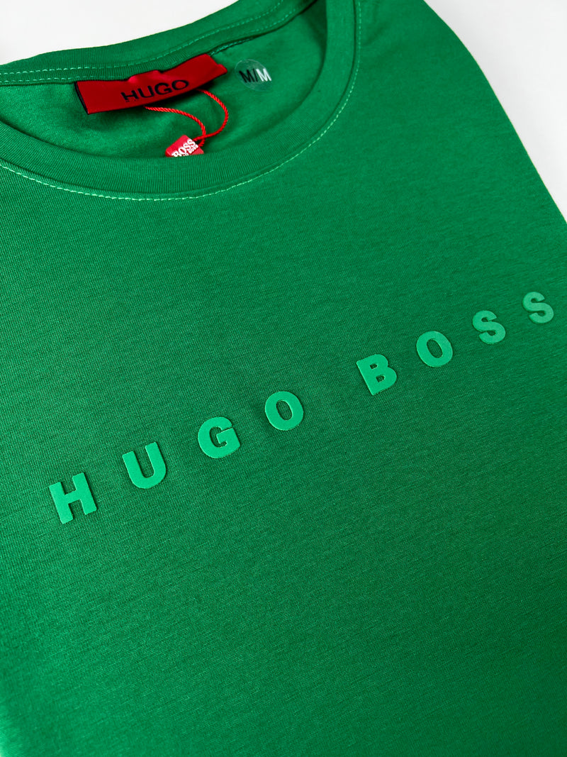 Camiseta Hugo Boss  - Verde - Algodão Egípicio
