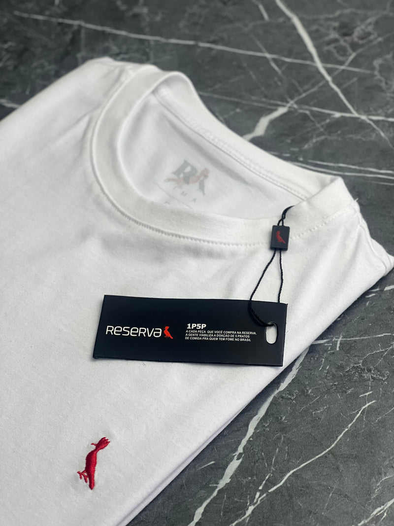 Camiseta Reserva - Branca - Seda Pima