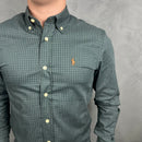 Camisa Social Polo Ralph Lauren Oxford - Xadrez Vr/Lr