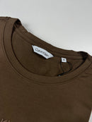 Camiseta Calvin Klein - Marrom - Algodão Egípcio