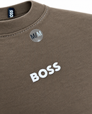 Camiseta Hugo Boss - Algodão Egípicio - Marrom