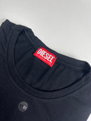Camiseta Diesel  Plus Size - Preta - Algodão Egípcio