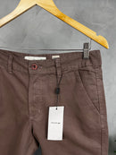 Bermuda Sarja Lacoste - Marrom Escura