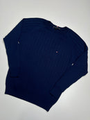 Suéter Tommy Hilfiger Importado Gola Redonda  - Azul Marinho