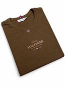 Camiseta Tommy Hilfiger - Algodão Egípicio - Marrom