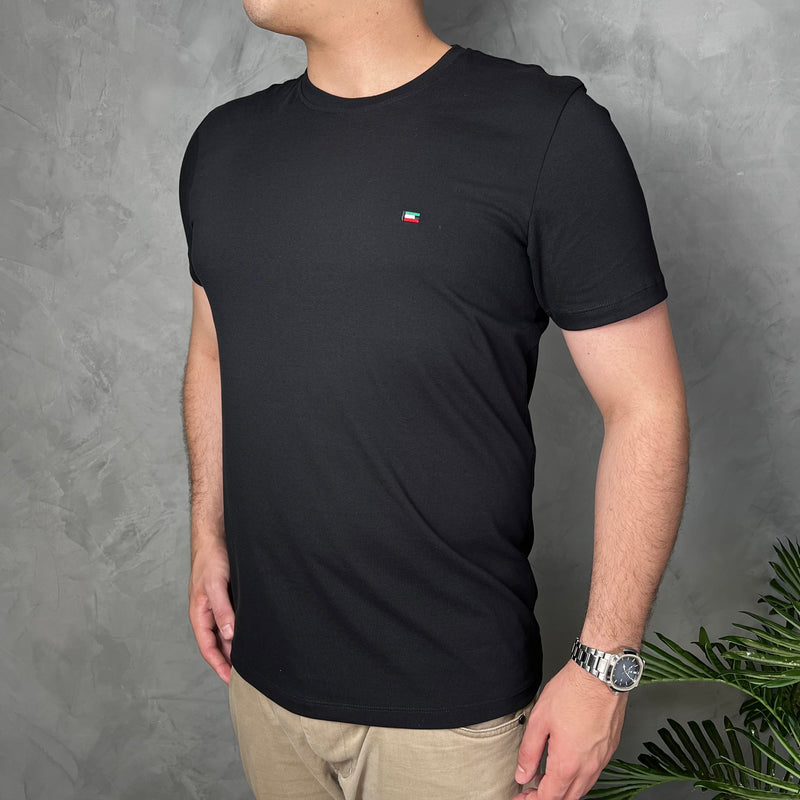 Camiseta Enzo Milano Algodão Pima  - Preta