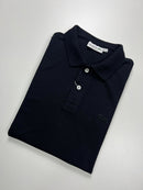 Camisa Gola Polo Plus Size Lacoste  - Preta Monocromática