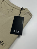 Camiseta Armani Exchange - Bege -  Pima Chinese Soft Touch
