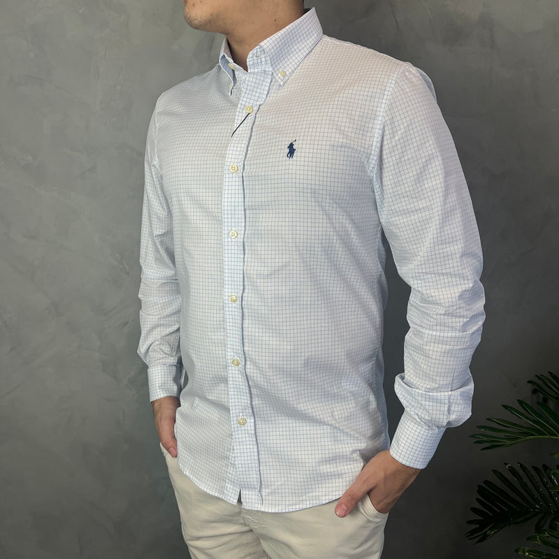 Camisa Social BR/AZ Polo Ralph Lauren Oxford - Xadrez