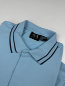 Camisa Gola Polo Armani Exchange   - Azul Bebê