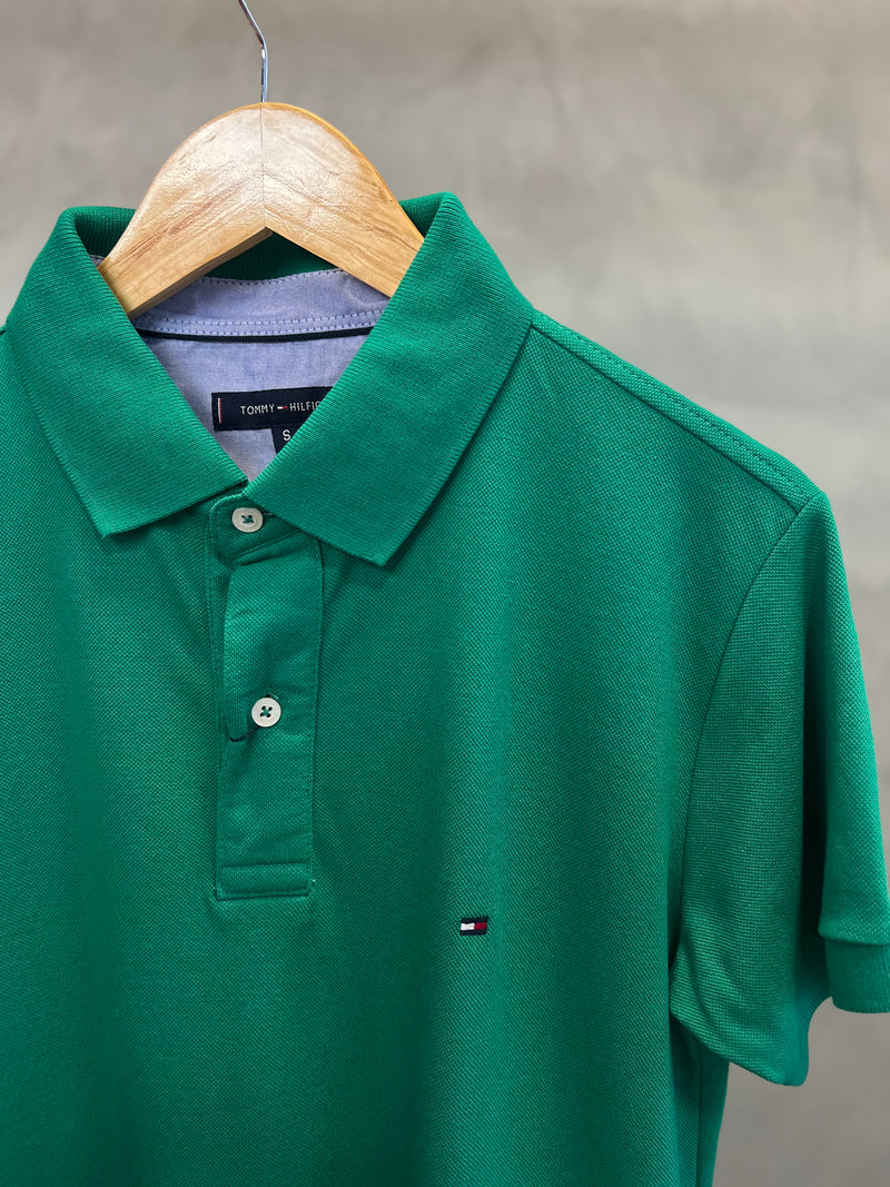 Camisa Gola Polo Tommy Hilfiger - Verde