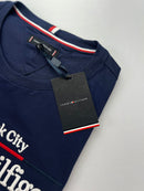 Camiseta Tommy Hilfiger - Azul Marinho - Seda Pima