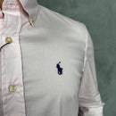 Camisa Social Polo Ralph Lauren Oxford - Rosa