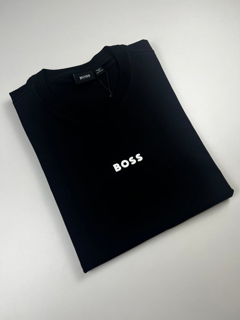 Camiseta Hugo Boss - Preta - Seda Pima