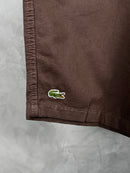 Bermuda Sarja Lacoste - Marrom Escura
