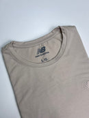 Camiseta New Balance - Bege  - Algodão Egípcio