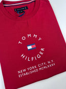 Camiseta Tommy Hilfiger - Vermelha - Seda Pima