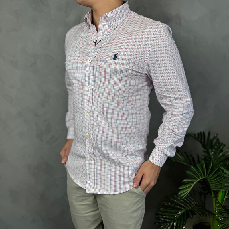 Camisa Social Polo Ralph Lauren Oxford - Xadrez BR/LR
