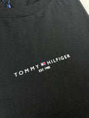 Camiseta Tommy Hilfiger - Preta - Seda Pima