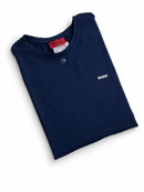 Camiseta Hugo Boss - Azul Marinho - Algodão Egípcio