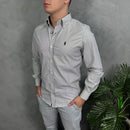 Camisa Social Polo Ralph Lauren Oxford - Xadrez Pr/Br