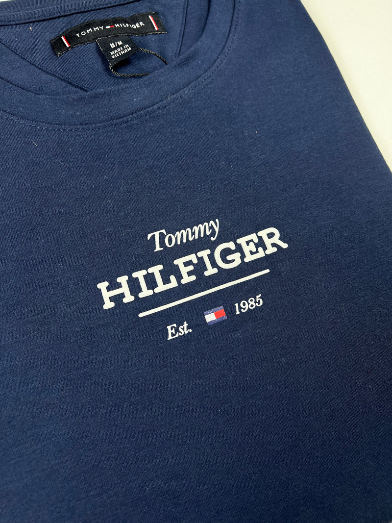 Camiseta Tommy Hilfiger  - Azul Marinho  - Algodão Egípcio