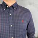 Camisa Social Polo Ralph Lauren Oxford - Xadrez AZ/VRM