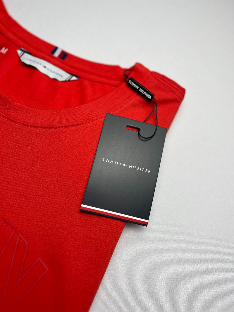Camiseta Tommy Hilfiger - Vermelha - Algodão Egípcio