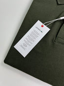 Camisa Gola Polo Lacoste Monocromática - Verde Militar