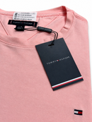 Camiseta Tommy Hilfiger Basic - Rosa  - Algodão Egípcio