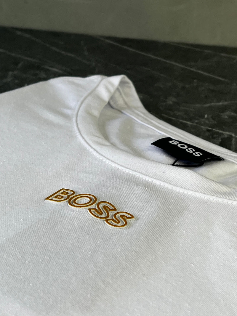 Camiseta Hugo Boss - Branca - Algodão Egípicio