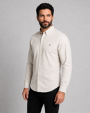 Camisa Social Tommy Hilfiger Regular - Bege