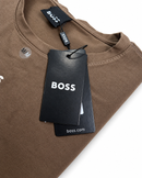 Camiseta Hugo Boss - Algodão Egípicio - Marrom